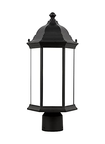 Generation Lighting 8238651EN3-12 Sevier One Light Outdoor Post Lantern, Black Alternate Image.jpg