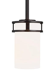 Generation Lighting 6121601EN3-710 Robie One Light Mini-Pendant, Bronze Alternate Image.jpg