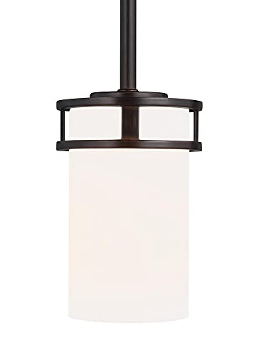Generation Lighting 6121601EN3-710 Robie One Light Mini-Pendant, Bronze Alternate Image.jpg