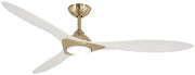 Minka-Aire F868L-SBR/WHF Sleek 60" Ceiling Fan, Soft Brass Main Image.jpg
