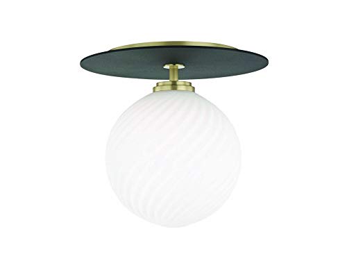 Mitzi H200501L-AGB/BK Ellis LED Flush Mount, Aged Brass/Black Alternate Image.jpg