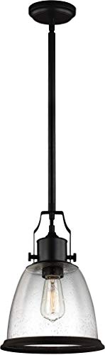 Generation Lighting P1355ORB Hobson One Light Pendant, Oil Rubbed Bronze Alternate Image.jpg