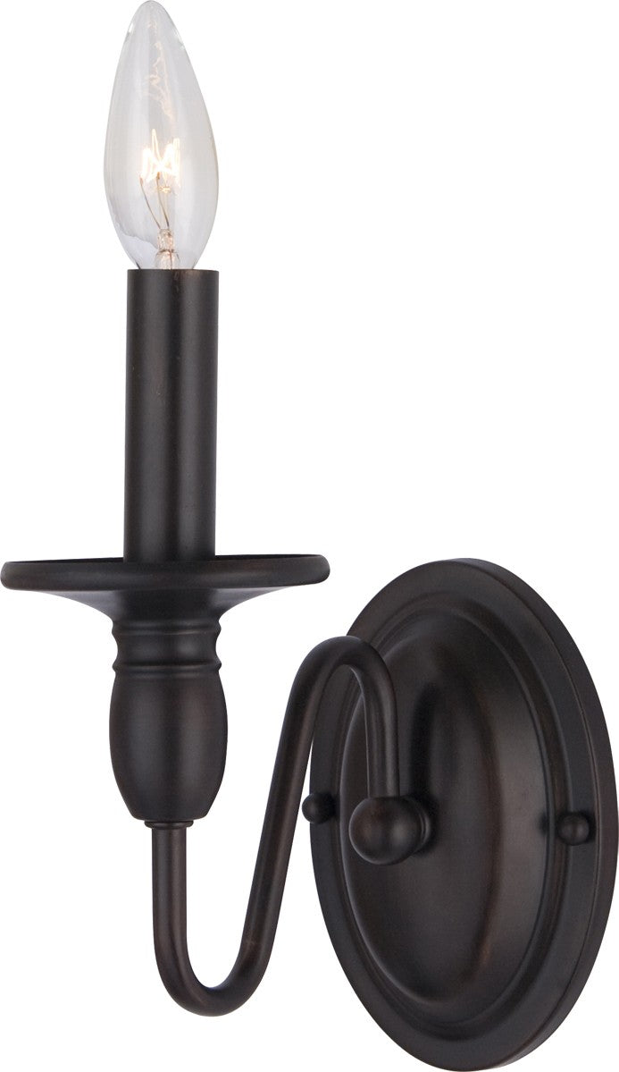 Maxim 11031OI Towne One Light Wall Sconce, Oil Rubbed Bronze Alternate Image.jpg