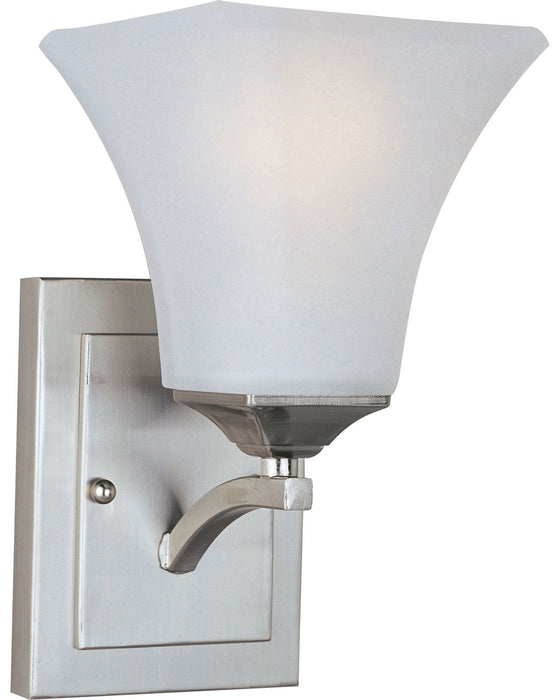 Maxim 20098FTSN Aurora One Light Wall Sconce, Satin Nickel Main Image.jpg