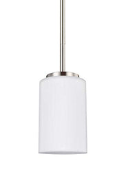 Generation Lighting 61160EN3-962 Oslo One Light Mini-Pendant, Brushed Nickel Alternate Image.jpg