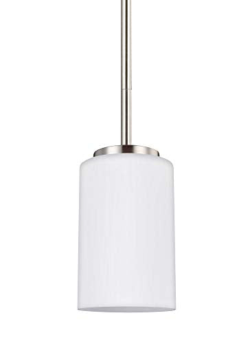 Generation Lighting 61160EN3-962 Oslo One Light Mini-Pendant, Brushed Nickel Alternate Image.jpg