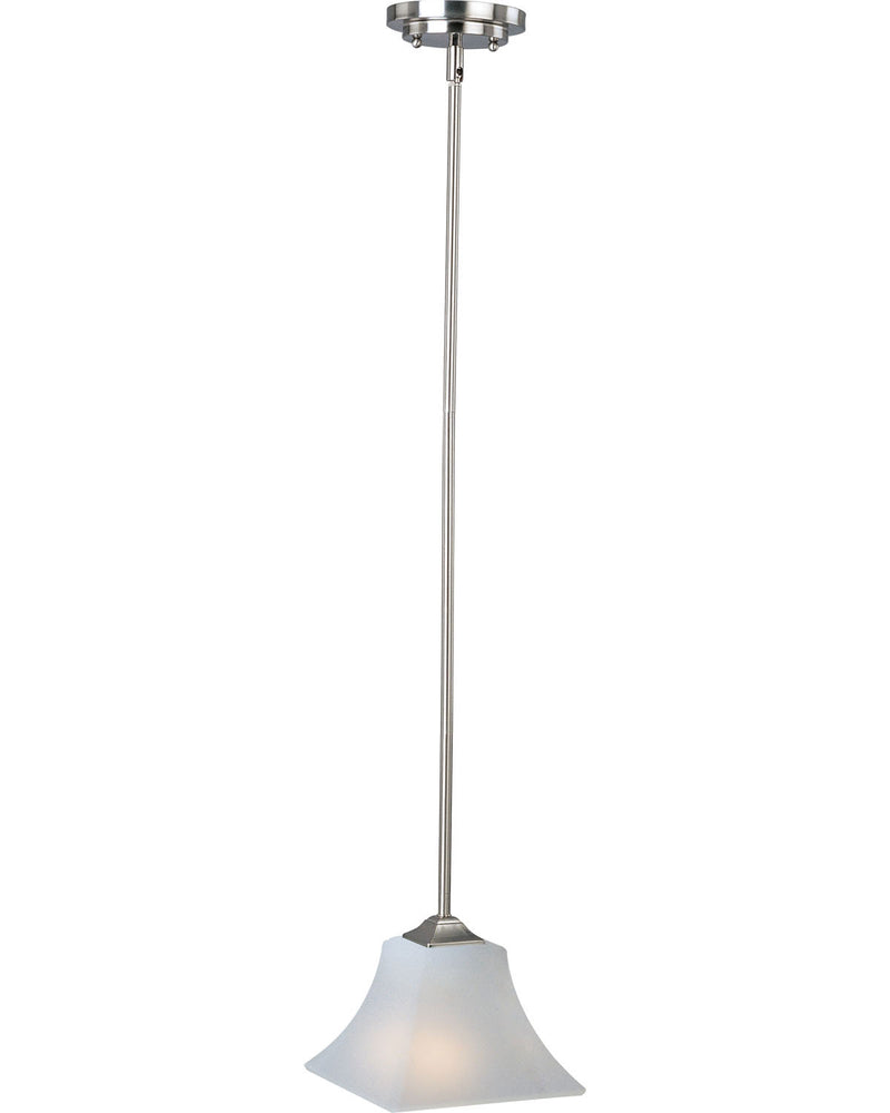 Maxim 92090FTSN Aurora One Light Mini Pendant, Satin Nickel Main Image.jpg