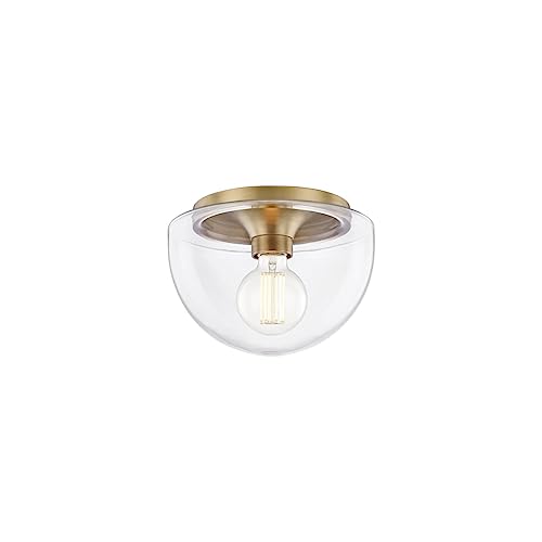 Mitzi H284501S-AGB Grace One Light Flush Mount, Aged Brass Alternate Image.jpg