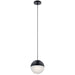 Kichler 83854MBKWH Moonlit LED Pendant, Matte Black Alternate Image 4.jpg