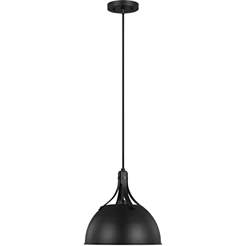 Visual Comfort Studio 6524201-112 Rockland One Light Pendant, Midnight Black Alternate Image.jpg