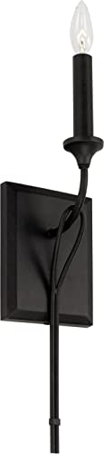 Capital Lighting 641611BI Bentley One Light Wall Sconce, Black Iron Alternate Image 4.jpg