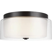 Generation Lighting 7537302EN3-710 Elmwood Park Two Light Flush Mount, Bronze Alternate Image.jpg