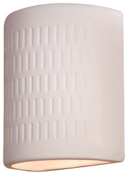 Minka-Lavery 564-1 One Light Wall Sconce, White Ceramic Main Image.jpg