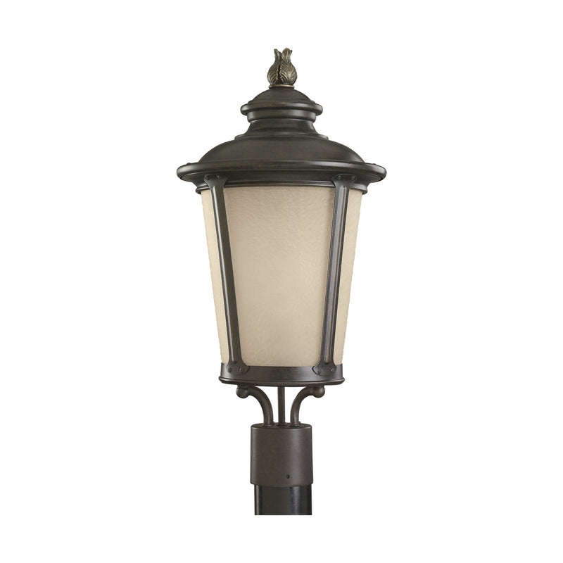 Generation Lighting 82240-780 Cape May One Light Outdoor Post Lantern, Burled Iron Main Image.jpg