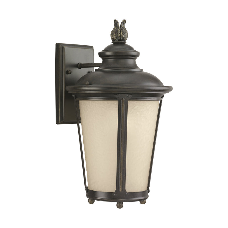 Generation Lighting 88241-780 Cape May One Light Outdoor Wall Lantern, Burled Iron Main Image.jpg