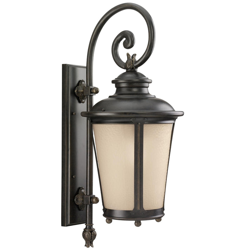 Generation Lighting 88242-780 Cape May One Light Outdoor Wall Lantern, Burled Iron Main Image.jpg