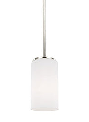 Generation Lighting 6124601EN3-962 Alturas One Light Mini-Pendant, Brushed Nickel Alternate Image.jpg