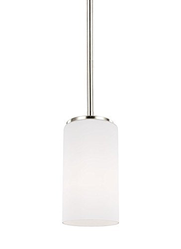 Generation Lighting 6124601EN3-962 Alturas One Light Mini-Pendant, Brushed Nickel Alternate Image.jpg