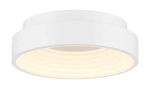 George Kovacs P5550-44B-L Conc LED Flush Mount, Matte White Alternate Image.jpg