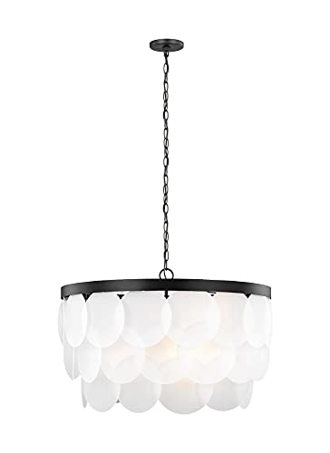 Visual Comfort Studio 5202508EN-112 Mellita Eight Light Pendant, Midnight Black Alternate Image.jpg