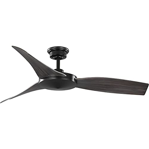 Progress P250071-31M Spicer Collection 54" Three-Blade Antique Black/Matte Black Indoor/Outdoor DC Motor Contemporary Ceiling Fan Alternate Image.jpg