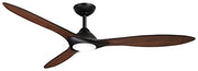 Minka-Aire F868L-CL/DK Sleek - 3-Blade 60" LED Smart Ceiling Fan, Coal w/ Distressed Koa Blades Alternate Image 3.jpg