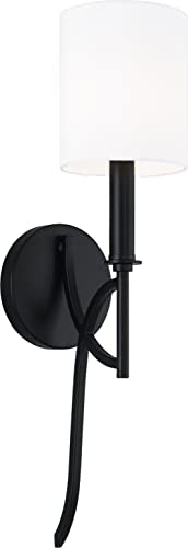 Capital Lighting 642311MB-701 Sylvia One Light Wall Sconce, Matte Black Alternate Image 4.jpg