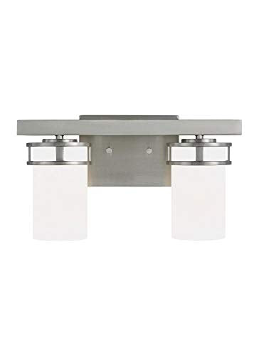 Generation Lighting 4421602EN3-962 Robie Two Light Wall / Bath, Brushed Nickel Alternate Image.jpg