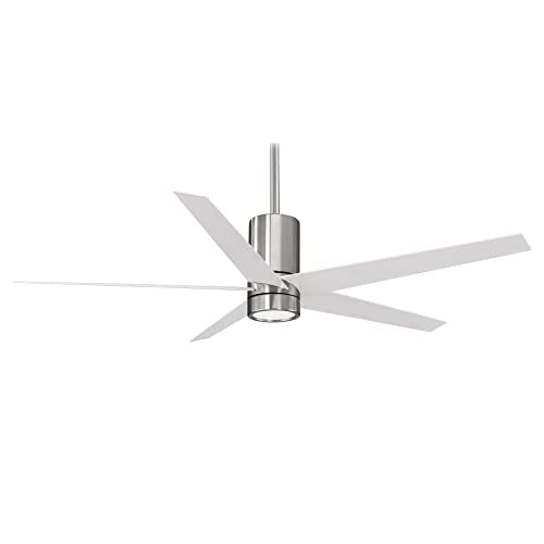 Minka-Aire F828-BN/WH Symbio 56" Ceiling Fan, Brushed Nickel/White Alternate Image.jpg