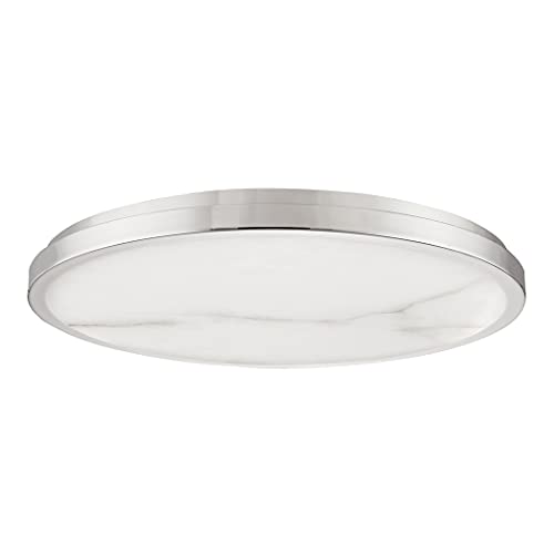 Hudson Valley 4324-PN Woodhaven LED Flush Mount, Polished Nickel Alternate Image.jpg