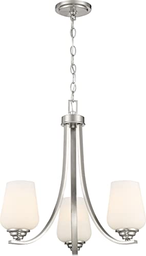 Minka-Lavery 4923-84 Shyloh Three Light Chandelier, Brushed Nickel Alternate Image.jpg