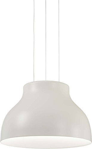 George Kovacs P1780-044B-L Kettle Up LED Pendant, Matte White Alternate Image.jpg