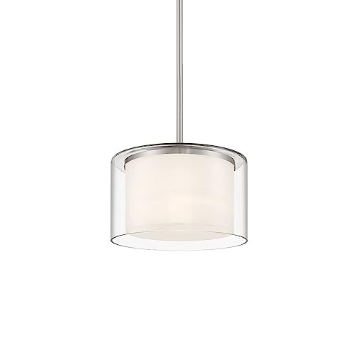 Minka-Lavery 4102-84 Parsons Studio One Light Pendant, Brushed Nickel Alternate Image.jpg