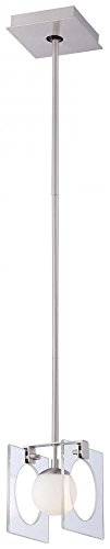 George Kovacs P991-084 Hole-In-One One Light Mini Pendant, Brushed Nickel Alternate Image.jpg
