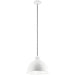 Kichler 52153WH Zailey One Light Pendant, White Alternate Image 4.jpg