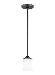 Generation Lighting 6130701EN3-962 Kemal One Light Mini-Pendant, Brushed Nickel Alternate Image.jpg