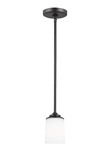 Generation Lighting 6130701EN3-962 Kemal One Light Mini-Pendant, Brushed Nickel Alternate Image.jpg