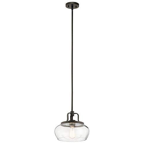 Kichler 43903OZ Davenport One Light Pendant/Semi Flush Mount, Olde Bronze Alternate Image.jpg