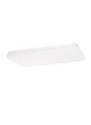 Generation Lighting 59271LE-15 Fluorescent Ceiling Four Light Flush Mount, White Alternate Image.jpg