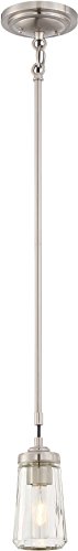 Minka-Lavery 3301-84 Poleis One Light Mini Pendant, Brushed Nickel Alternate Image.jpg