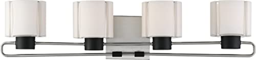 Minka-Lavery 2464-691 Waverly Plaza Bath Four Light Bath, Coal With Brushed Nickel Alternate Image.jpg