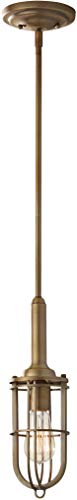Generation Lighting P1240DAB Urban Renewal One Light Pendant, Dark Antique Brass Alternate Image.jpg