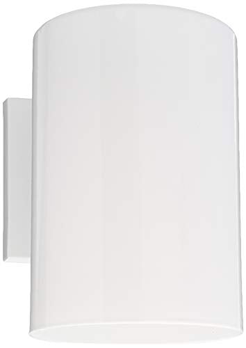 Visual Comfort Studio 8313897S-15 Outdoor Cylinders LED Outdoor Wall Lantern, White Alternate Image.jpg