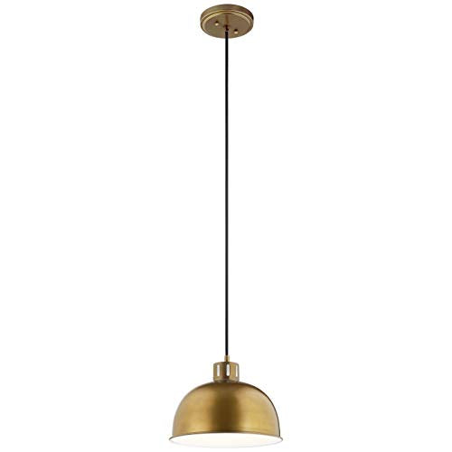 Kichler 52152NBR Zailey One Light Pendant, Natural Brass Alternate Image 4.jpg