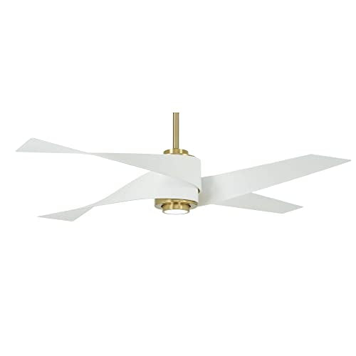 Minka-Aire F903L-SBR/WHF Artemis IV 64" Ceiling Fan, Soft Brass Alternate Image.jpg
