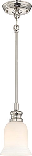 Minka-Lavery 3290-613 Audrey'S Point One Light Mini Pendant, Polished Nickel Alternate Image 2.jpg