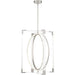 George Kovacs P2266-084-L Double Take LED Pendant, Brushed Nickel Alternate Image.jpg