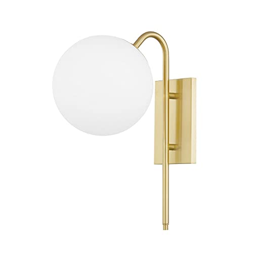 Mitzi H504101-AGB Ingrid One Light Wall Sconce, Aged Brass Alternate Image.jpg