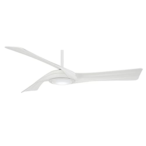 Minka-Aire F714L-WHF Curl 60" Ceiling Fan, Flat White Alternate Image.jpg