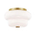 Mitzi H350502-AGB Hazel Two Light Flush Mount, Aged Brass Alternate Image.jpg